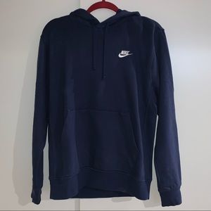 Nike Navy Blue Club Fleece Hoodie